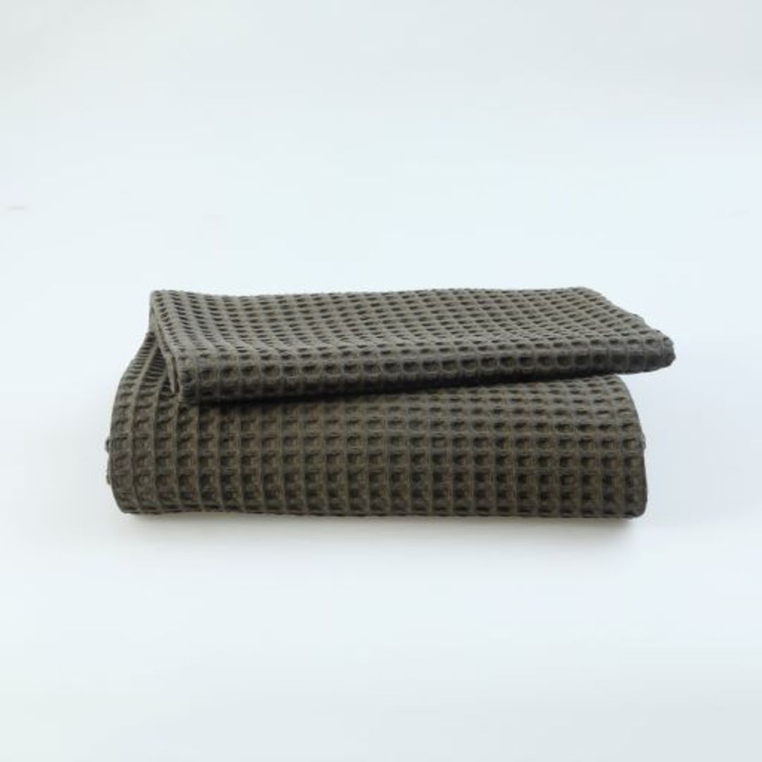 MM Linen - Wanaka Waffle Blanket/Throw - Poplar image 0